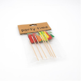 Fruit Picks Cocktail Fruit Appetizer Picks Cocktail Picks Bamboo Sticks Food Sticks Party Fruit Forks Drink Picks