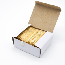 Carbonized Bamboo Two Point Toothpicks – Sturdy and Smooth Finish, Perfect for Cocktails and Appetizers