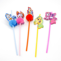 Unicorn Drink Straws Assorted Colors, Fancy Mini Paper Unicorn Drink for Cocktail,Milkshake,Juice,Great for Valentine’s Day Beach Party,Hawaiian Party,Luau Party,Bar