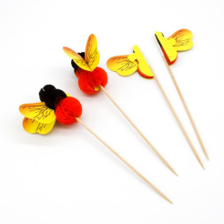 Cocktail Butterfly Toothpick Wedding Decorations Toothpicks Fruit Food Picks Butterfly Cupcake Toppers Drinks for Kids Kid Stuff Paper Bamboo Pick Stick